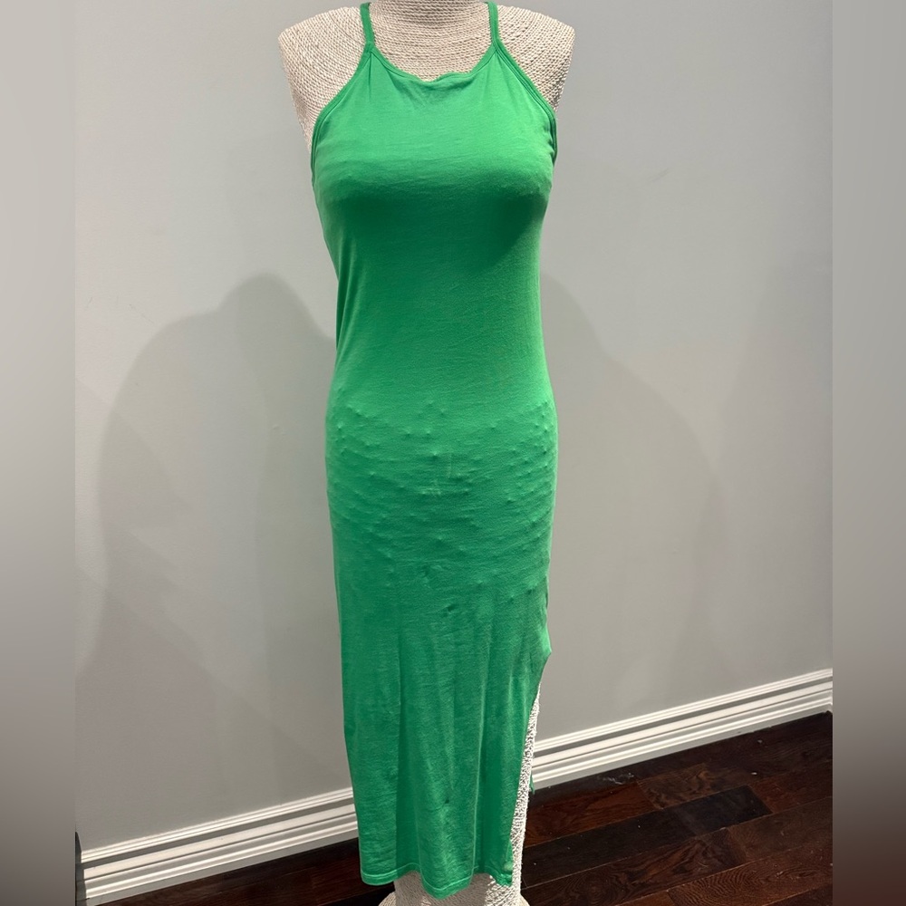 Frame Denim Vibrant Green Dress